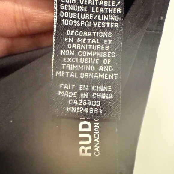 Rudsak - leather moto jacket - new with tags - Picture 2 of 7